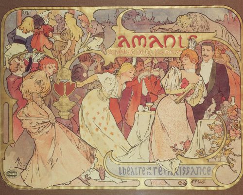 Alphonse Mucha, Les Amants, 1895 © Mucha Trust 2025