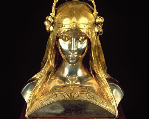 Alphonse Mucha, Cabeza de chica, 1900 © Mucha Trust 2025